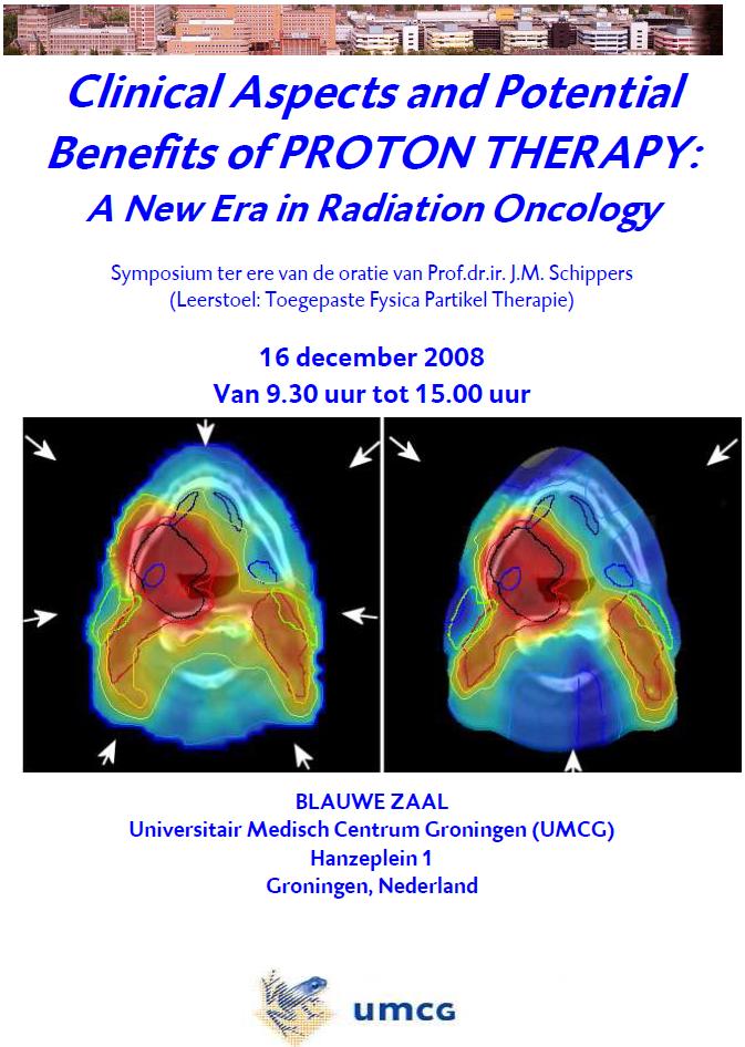 Stralingstherapie Gebruik van straling om mensen met kanker te behandelen Relatief grote dosis nodig voor effectieve bestrijding Kleine bundel g straling voor behandeling goed