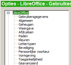 Opties voor geheel LibreOffice kiezen Dit gedeelte behandelt enkele van de instellingen die van toepassing zijn op alle onderdelen van LibreOffice.