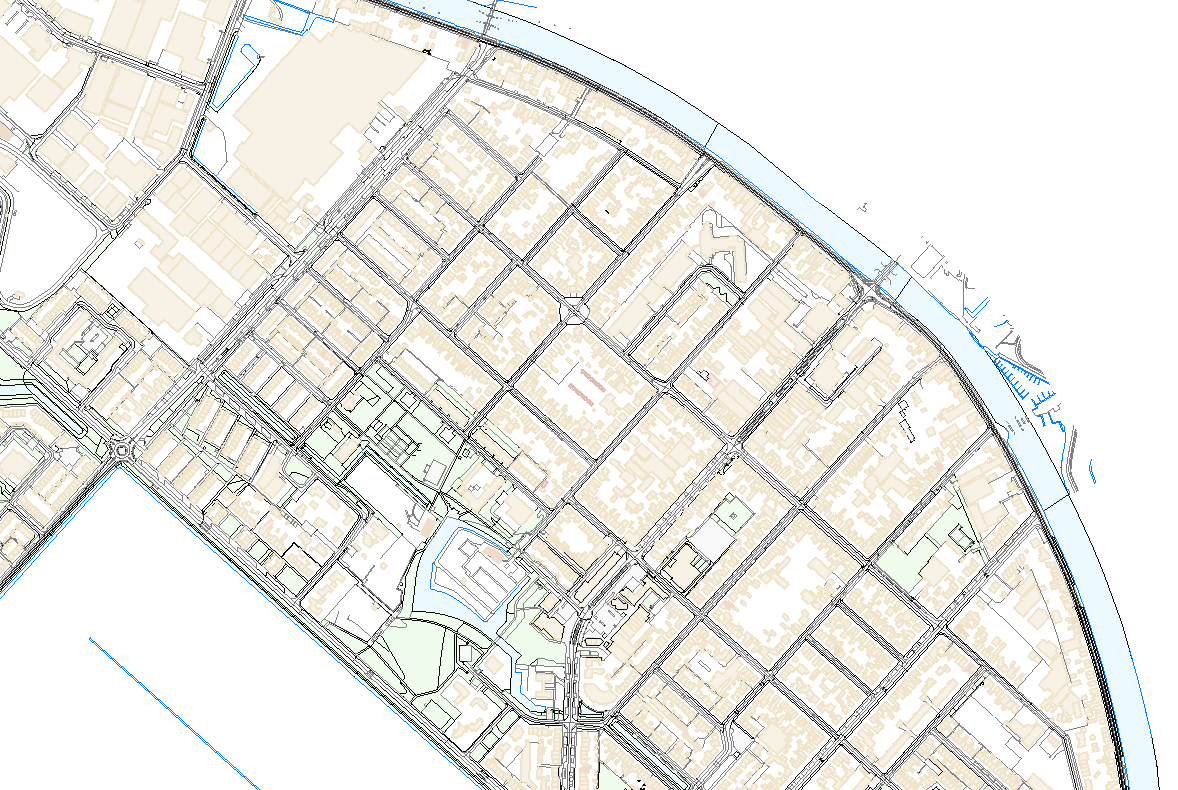 Zwanenburg midden 2a 15a, 16b 13a 16c 7a 7b 12a, 16a 11a 19a 12b 2) BODEMSANERING 2a Kruising IJtochtkade/Kastanjelaan: uitvoering bodemsanering.