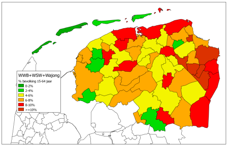 Banen 211 Netto groei 212-16 Vacatures 212-16 elementair lager middelbaar hoger+ Niet werkende werkzoekenden (Bron: UWV, 212) In Drenthe: 16.