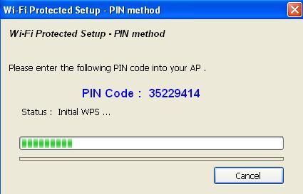 Drukknopschakelaar Om de drukknopschakelaar te gebruiken ter configuratie van WPS, klikt u op de knop Push Button Config (PBC).