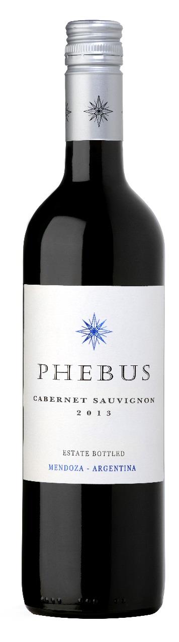 Cabernet Sauvignon De druiven voor deze wijn komen uit de Argentijnse Mendoza regio waar de wijnstokken een gemiddelde leeftijd hebben van 15 jaar.