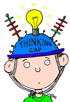 En heeft deze presentatie u aan het denken gezet? Figuur 10: Thinking cap.