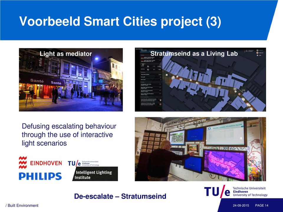 behaviour through the use of interactive light