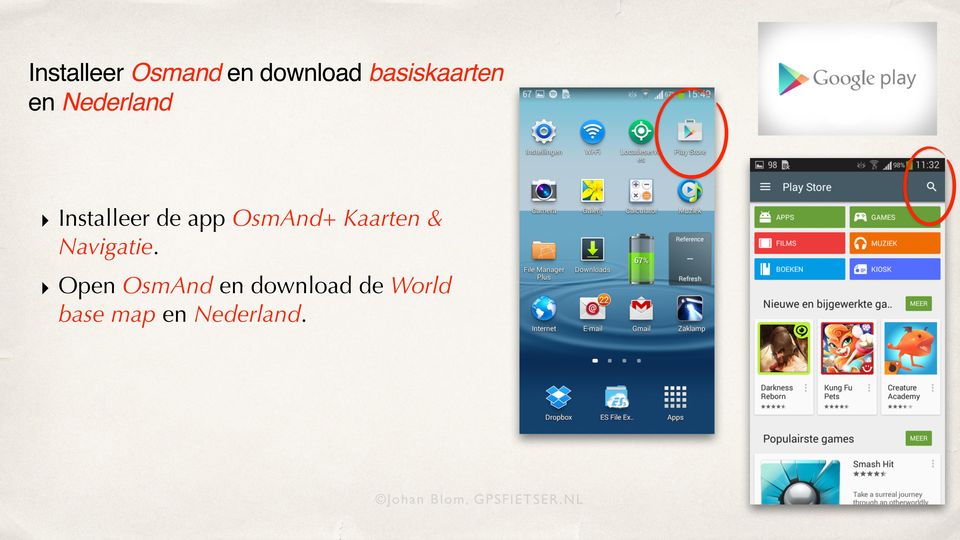 app OsmAnd+ Kaarten & Navigatie.