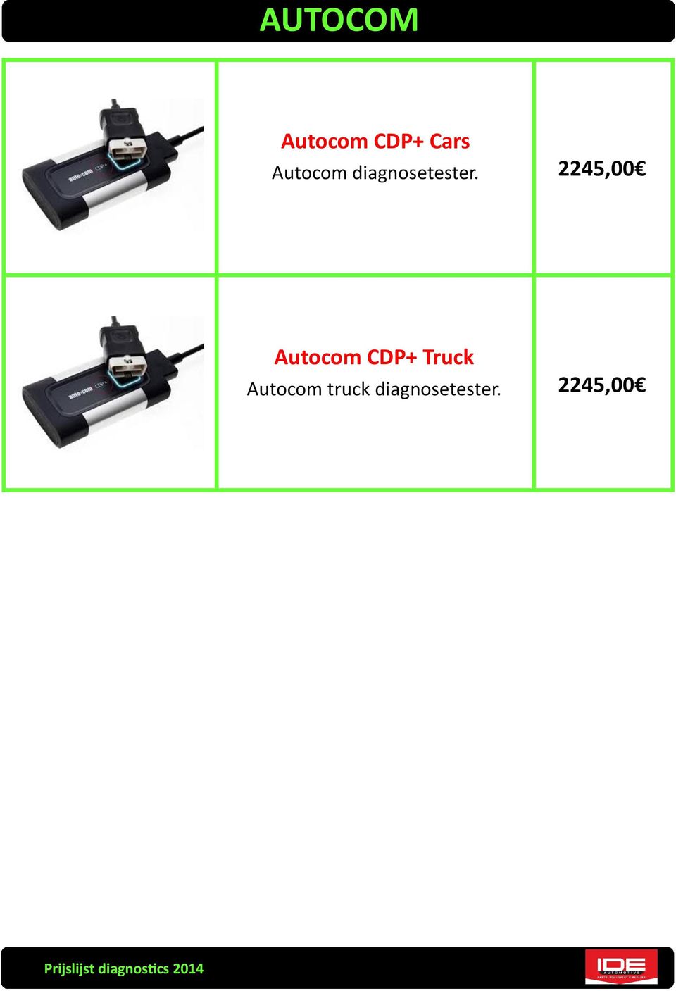 2245,00 Autocom CDP+ Truck