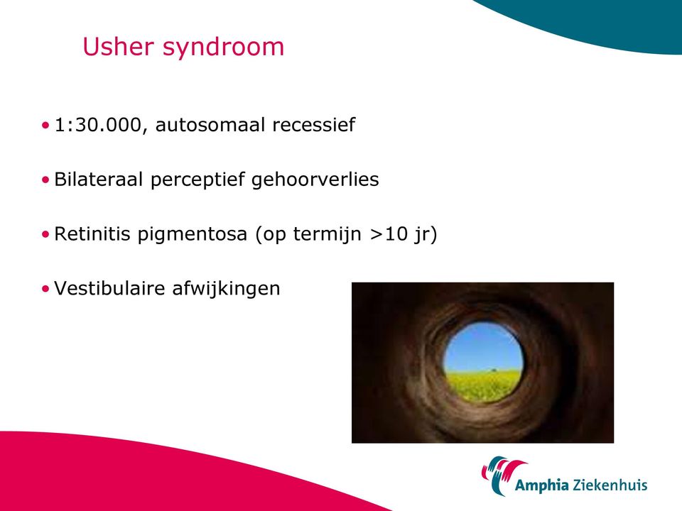 perceptief gehoorverlies Retinitis