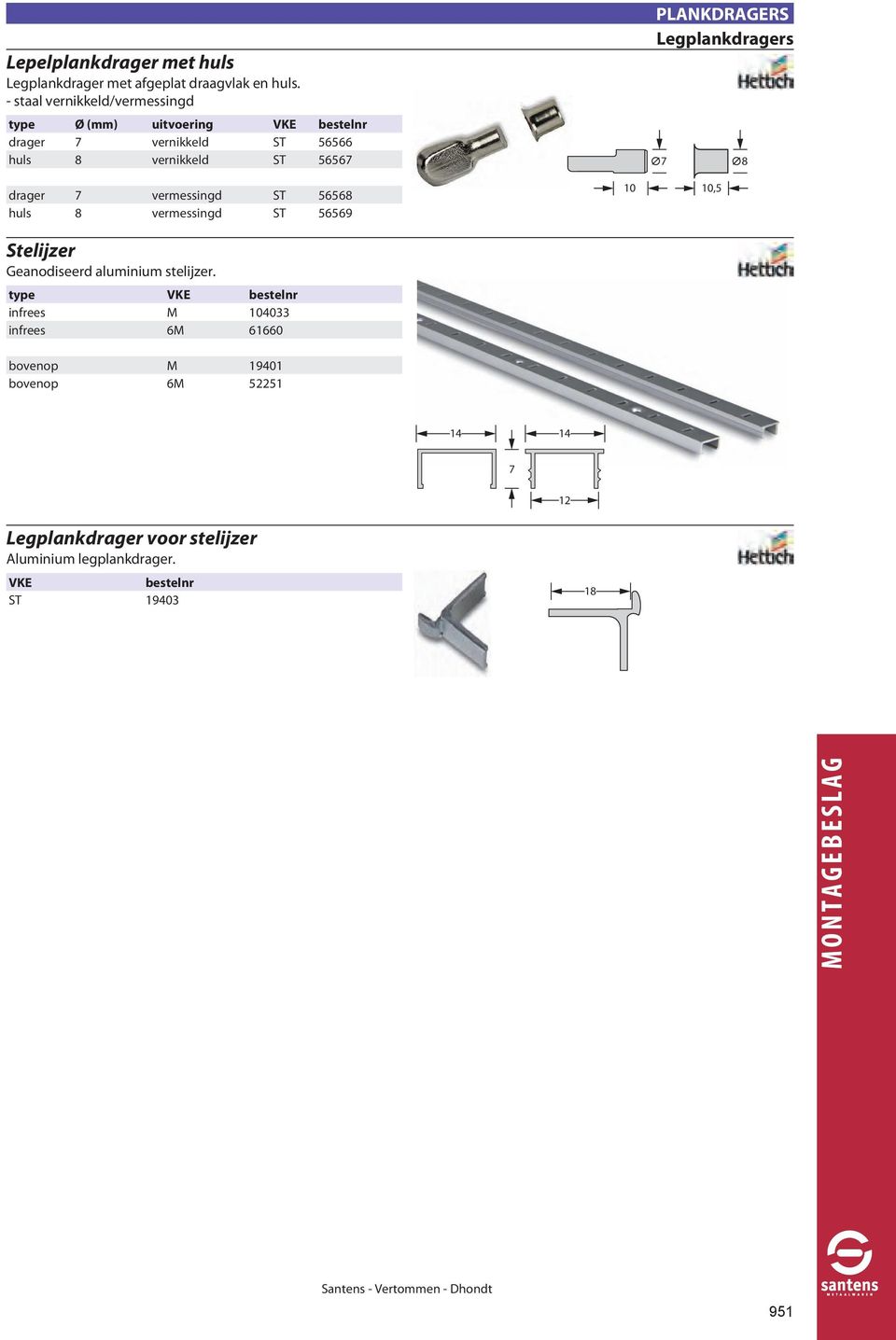 drager 7 vermessingd ST 56568 huls 8 vermessingd ST 56569 PANKDRAGERS egplankdragers 7 8 10 10,5 Stelijzer Geanodiseerd