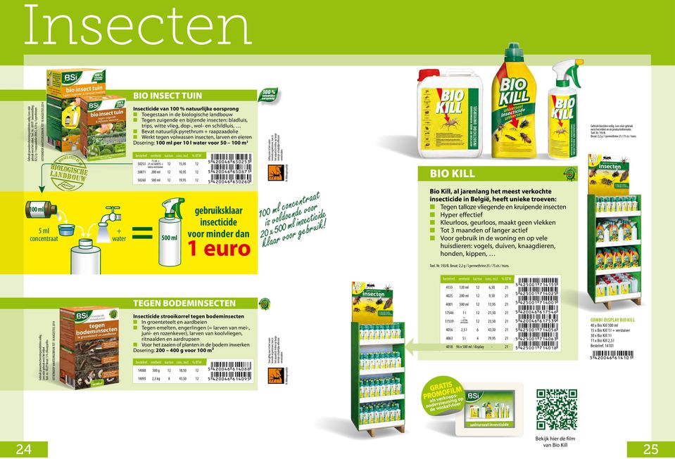 voor minder dan 20 x 5 voor geb klaar n Aussi e EN ILIABLE ultur UT ologiq e 100 mlagri ue CU biologlture ique 5 ml concentraat + water = Gebruik biociden veilig.