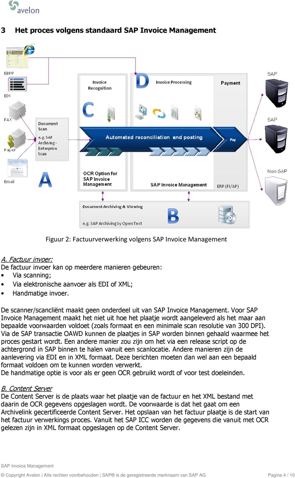 Voor SAP Invoice Management maakt het niet uit hoe het plaatje wordt aangeleverd als het maar aan bepaalde voorwaarden voldoet (zoals formaat en een minimale scan resolutie van 300 DPI).