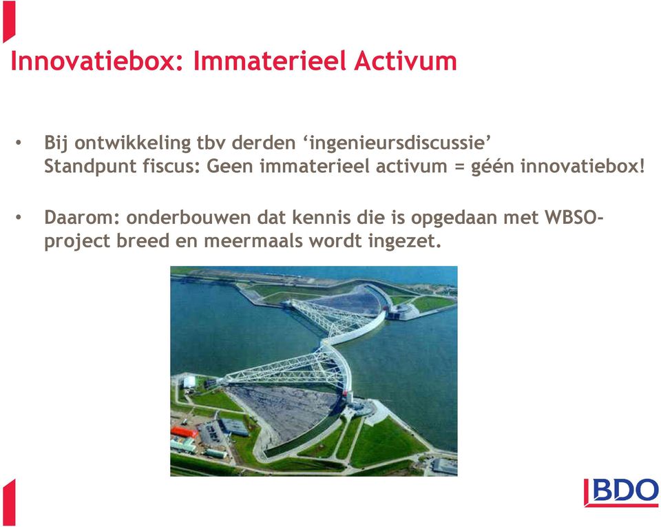 immaterieel activum = géén innovatiebox!