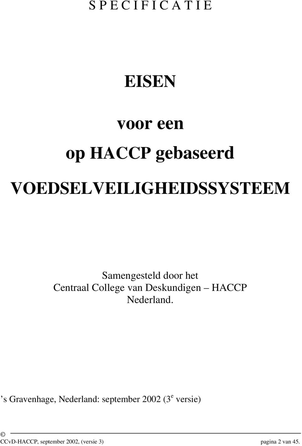 van Deskundigen HACCP Nederland.