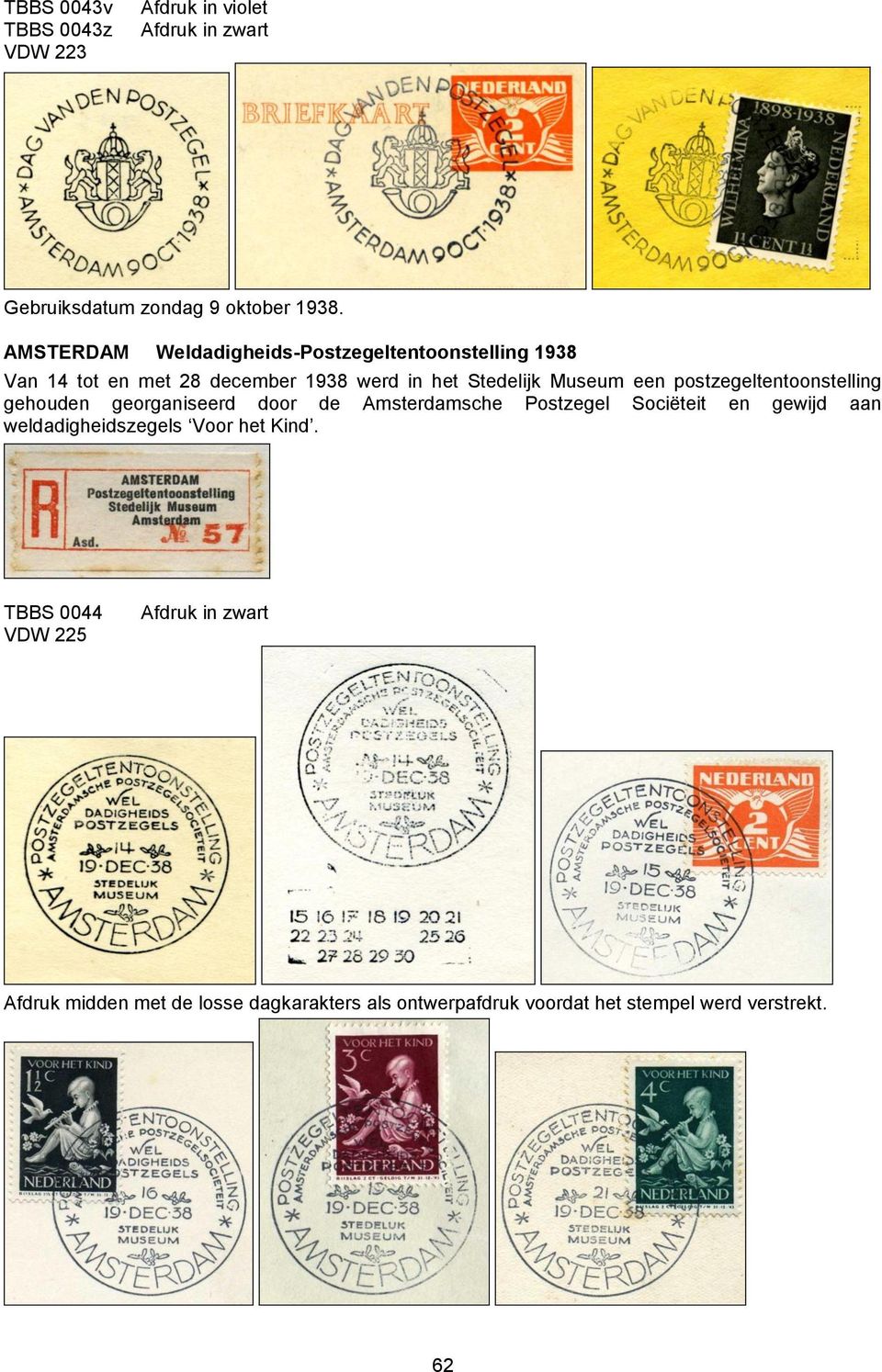 Museum een postzegeltentoonstelling gehouden georganiseerd door de Amsterdamsche Postzegel Sociëteit en gewijd