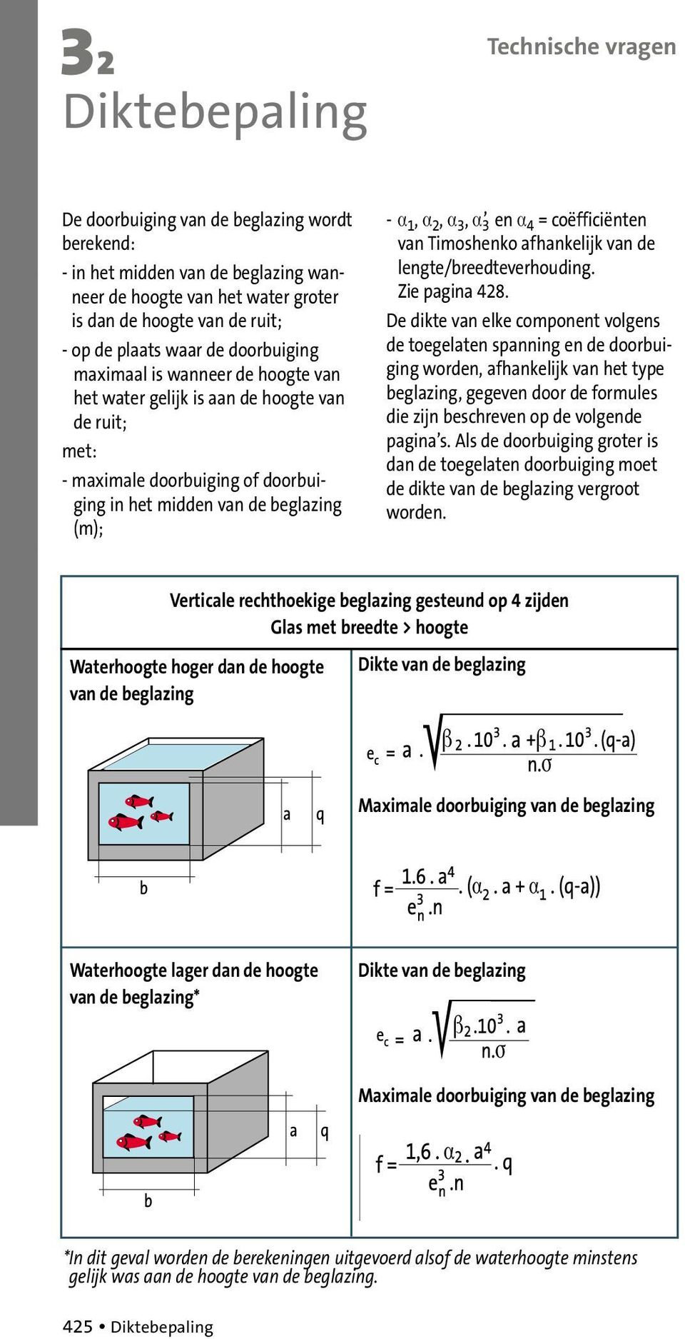 coëfficiënten van Timoshenko afhankelijk van de lengte/breedteverhouding. Zie pagina 428.