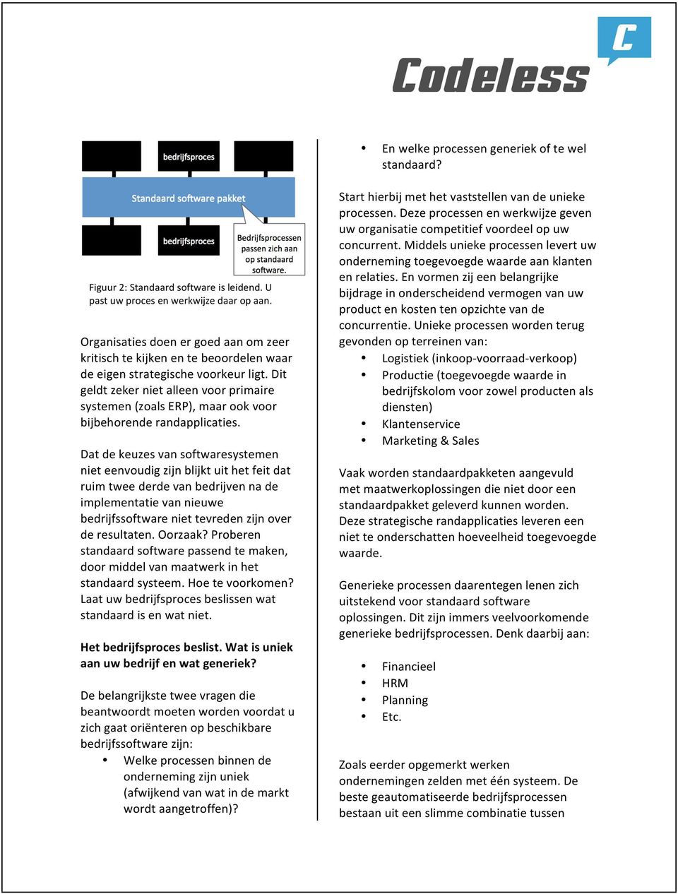 Dit geldt zeker niet alleen voor primaire systemen (zoals ERP), maar ook voor bijbehorende randapplicaties.