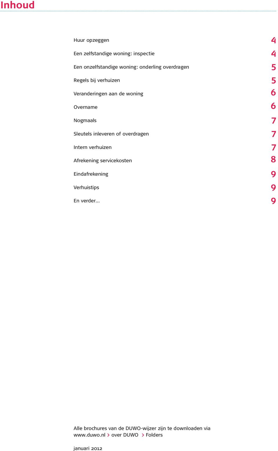 Sleutels inleveren > Verhuizen - PDF Gratis download