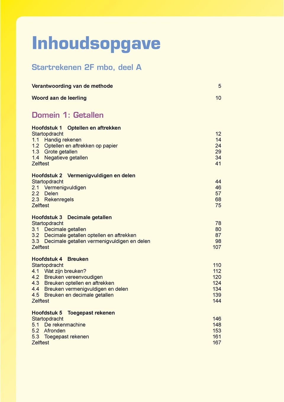 2 Domein Rekenen 1: met Getallen verhoudingen 204 7.3 Toegepast rekenen 214 Zelftest Hoofdstuk 1 Optellen en aftrekken 220 Startopdracht 12 Hoofdstuk 1.1 Handig 8 rekenen Procenten 14 Startopdracht 1.