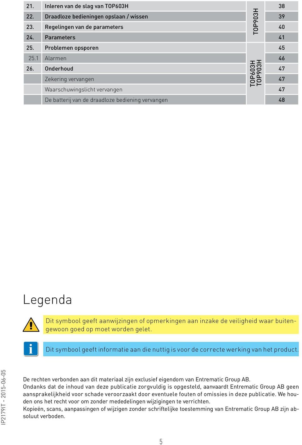 aan inzake de veiligheid waar buitengewoon goed op moet worden gelet. Dit symbool geeft informatie aan die nuttig is voor de correcte werking van het product.