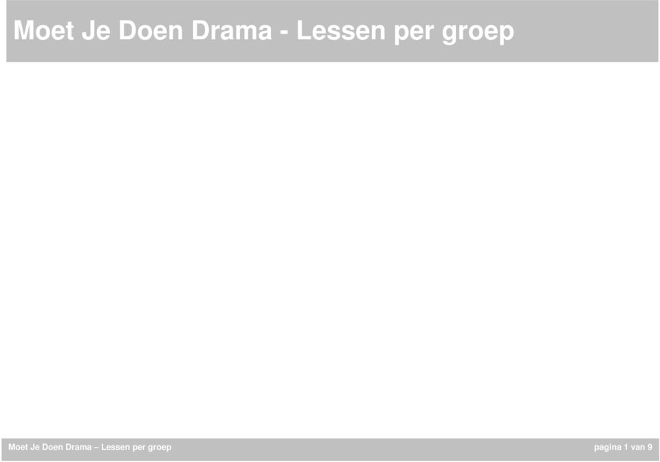 Lessen per groep pagina 1 van 9