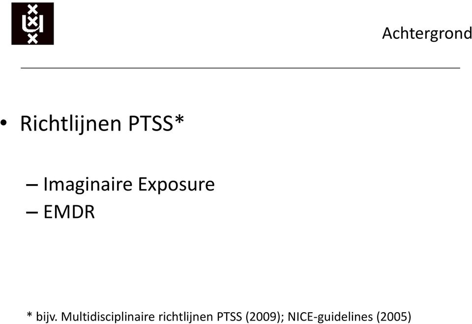 Multidisciplinaire richtlijnen