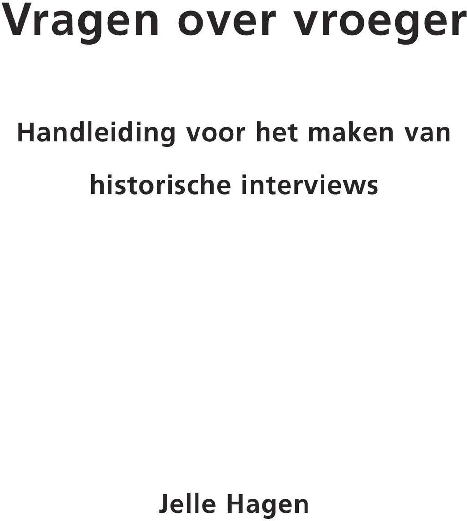 maken van historische