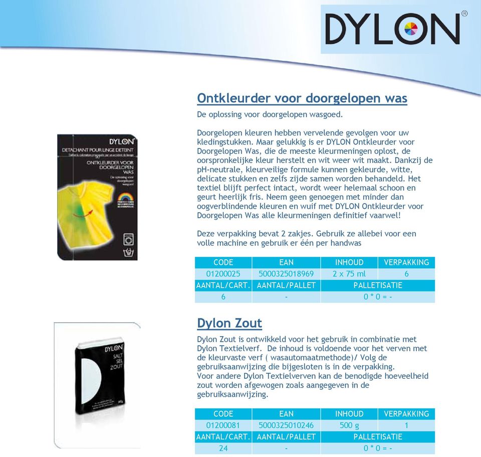 Dylon Manueel in Zakje - PDF Gratis download