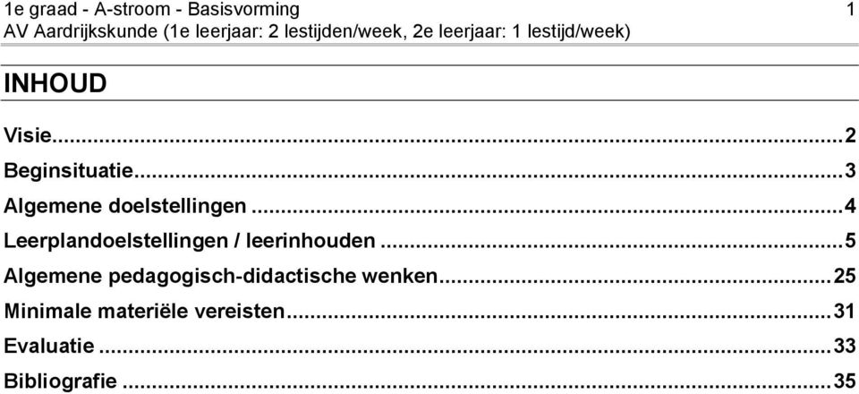 .. 4 Leerplandoelstellingen / leerinhouden.