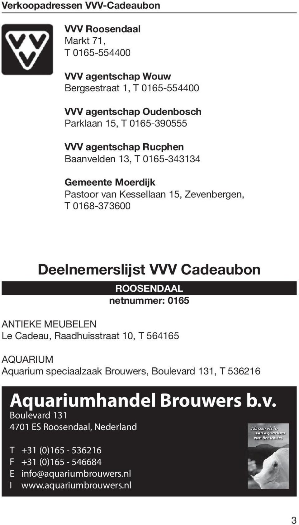 Malen Kent ziel De VVV Cadeaubon is te besteden bij meer dan winkels! - PDF Free Download