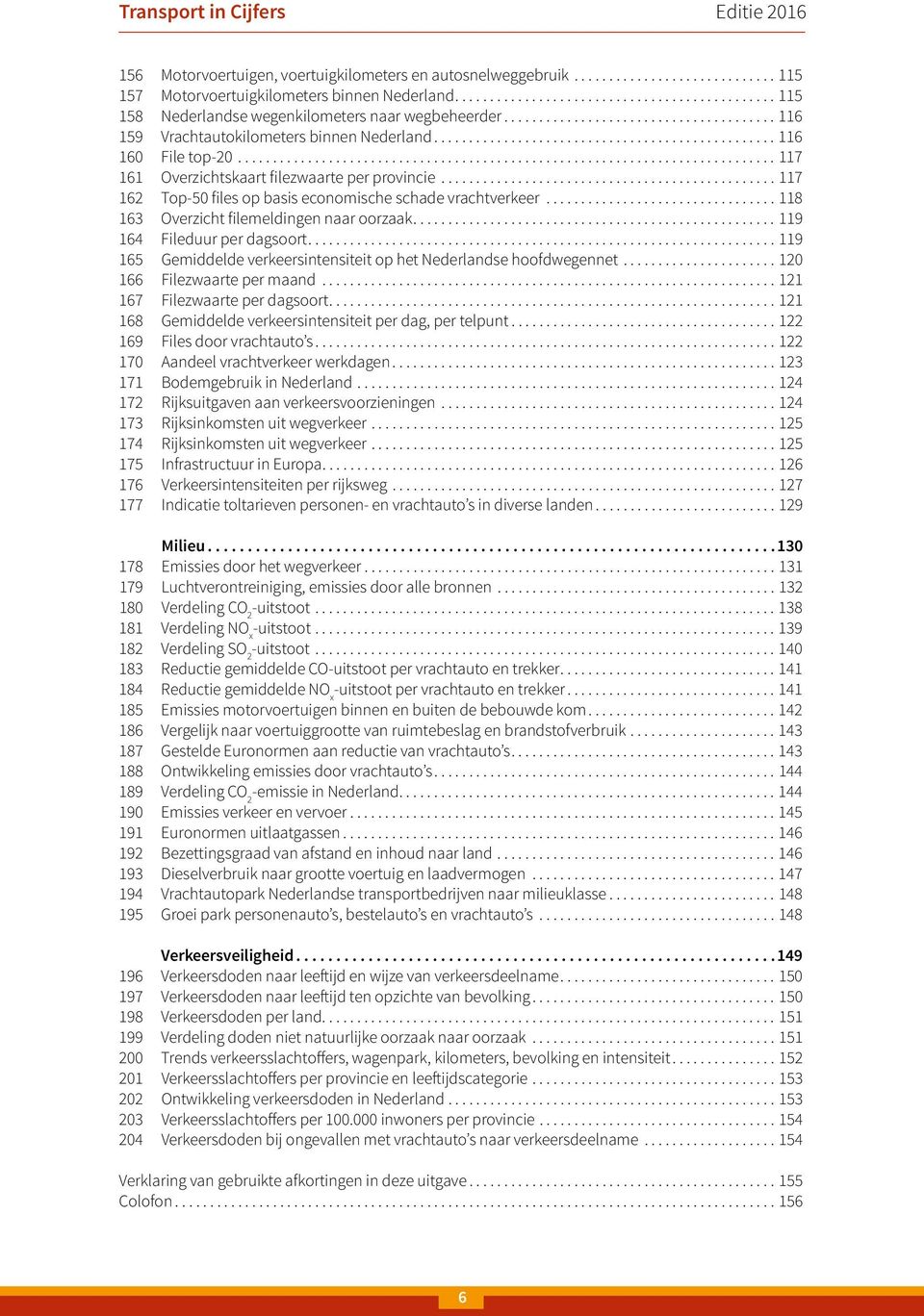 ..118 163 Overzicht filemeldingen naar oorzaak...119 164 Fileduur per dagsoort...119 165 Gemiddelde verkeersintensiteit op het Nederlandse hoofdwegennet...120 166 Filezwaarte per maand.