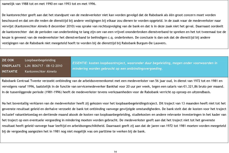 vestigingen bij elkaar zou dienen te worden opgeteld.