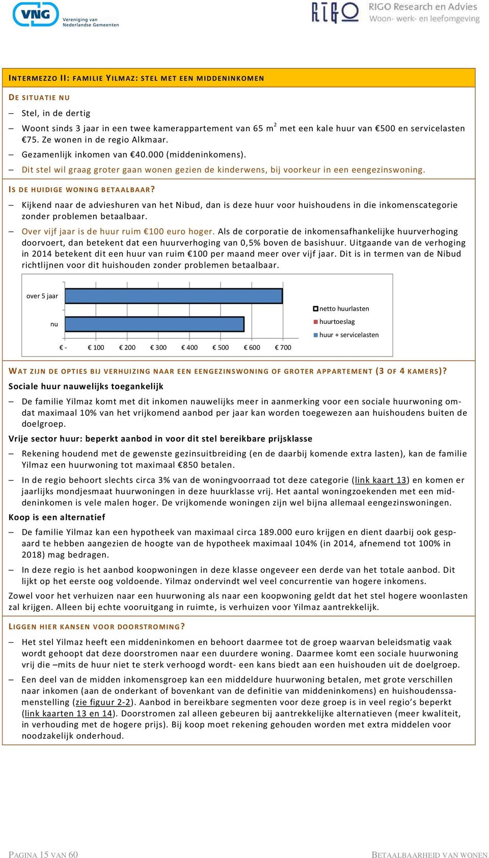 IS DE HUIDIGE WONING BETAALBAAR? Kijkend naar de advieshuren van het Nibud, dan is deze huur voor huishoudens in die inkomenscategorie zonder problemen betaalbaar.