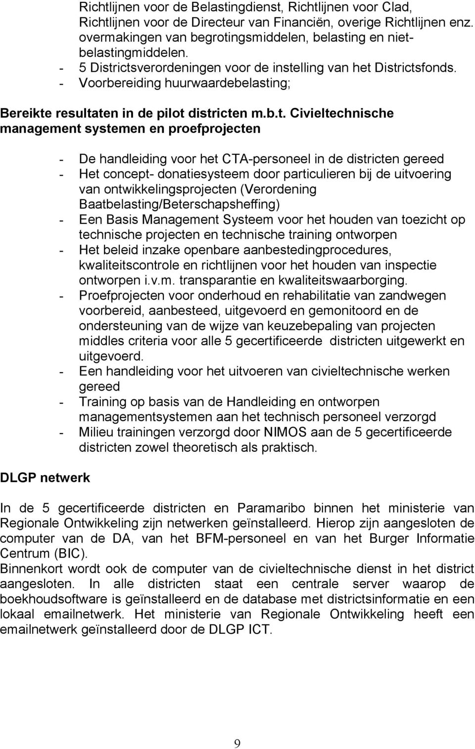 - Voorbereiding huurwaardebelasti