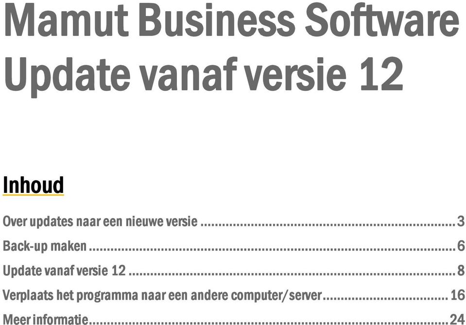 .. 6 Update vanaf versie 12.