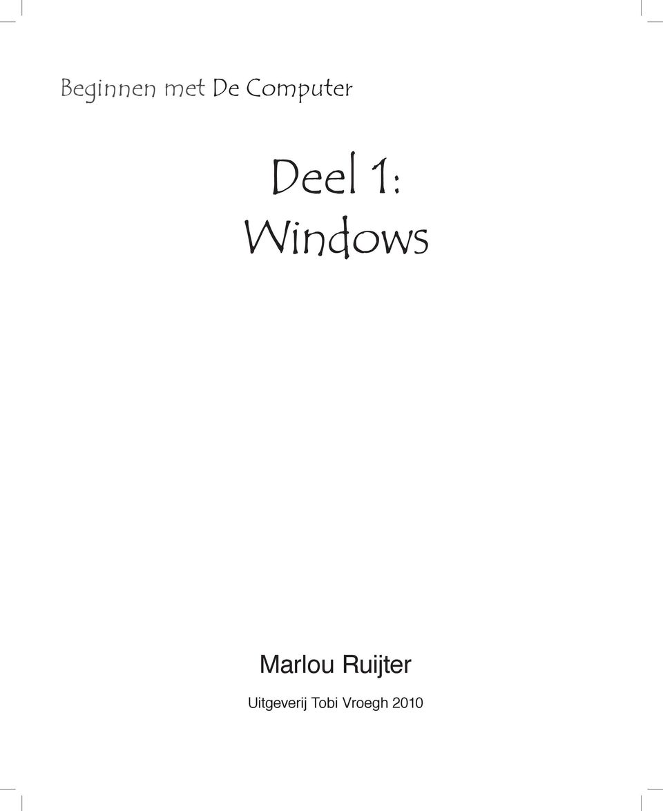 Windows Marlou