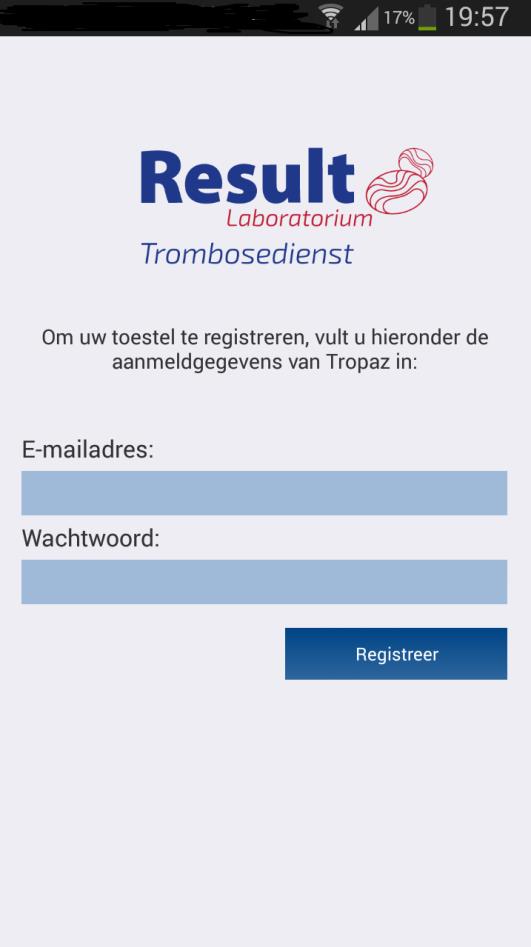 De app wordt vervolgens op uw telefoon of tablet geïnstalleerd.