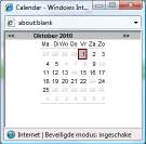 Klik met uw linker muisknop op de agenda icoontjes een datum te kunnen kiezen voor de bestelling(en).