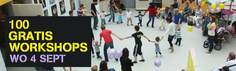 5 CKC NIEUWS Beste ouders, verzorgers, Op woensdag 4 september opent het CKC het nieuwe culturele seizoen met de 100 gratis workshops. Leuke festiviteit voor zowel ouder als kind!