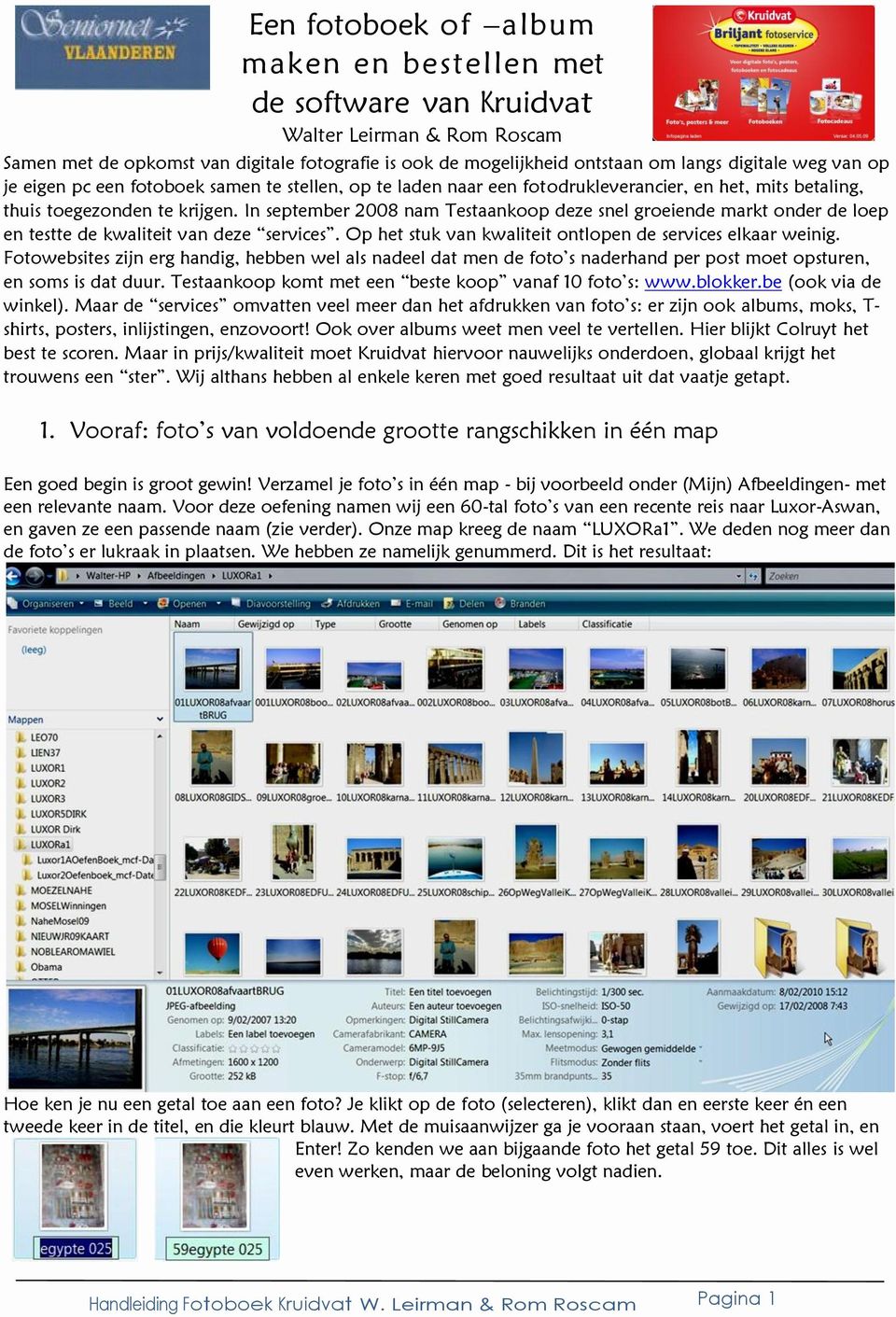 Viskeus Herkenning kussen Een fotoboek of album maken en bestellen met de software van Kruidvat - PDF  Free Download