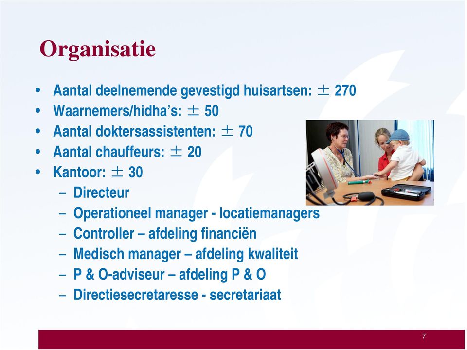 Operationeel manager - locatiemanagers Controller afdeling financiën Medisch