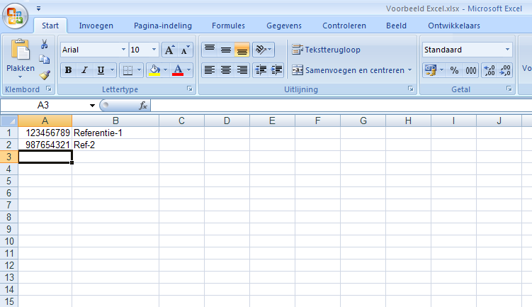 Bij gebruik van Excel voor het aanbieden van rekeningnummers aan de IBAN BIC MultiChecker dient u rekening te houden met de volgende beperkingen: Excel versie 2003 of lager kan maximaal 65.