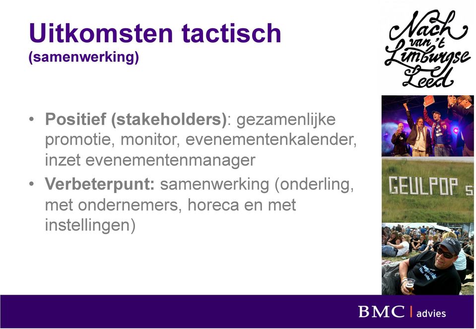 evenementenkalender, inzet evenementenmanager