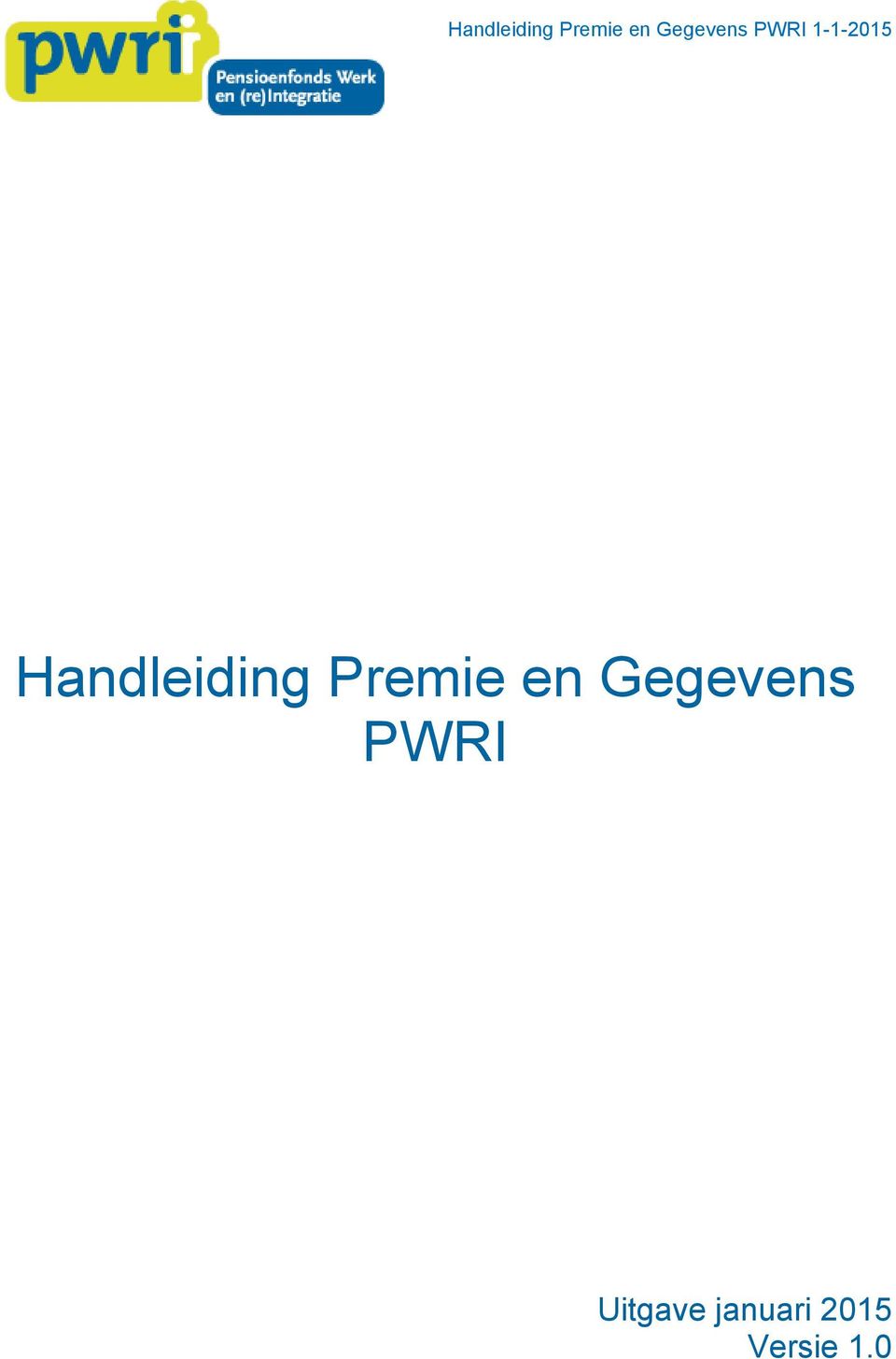 Gegevens PWRI