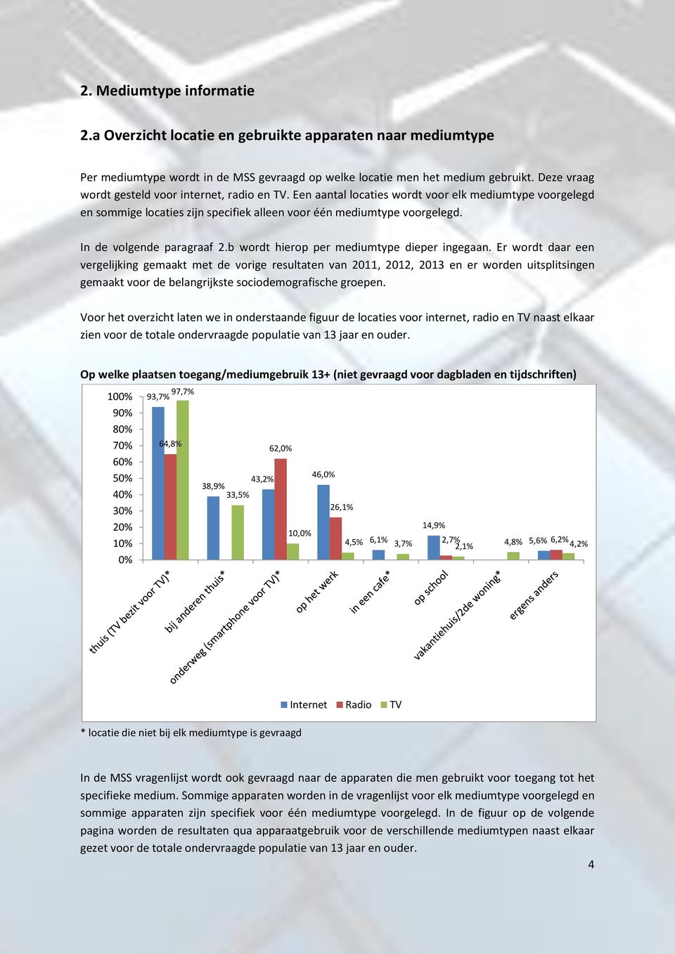 In de volgende paragraaf 2.b wordt hierop per mediumtype dieper ingegaan.