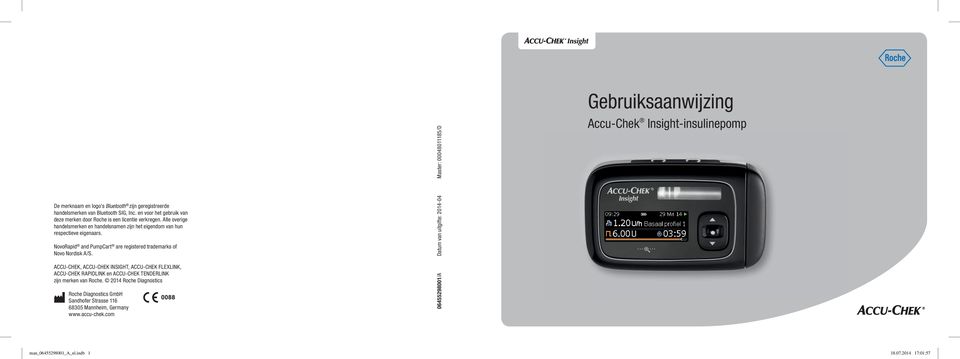 Gebruiksaanwijzing Accu Chek Insight insulinepomp - PDF Free Download