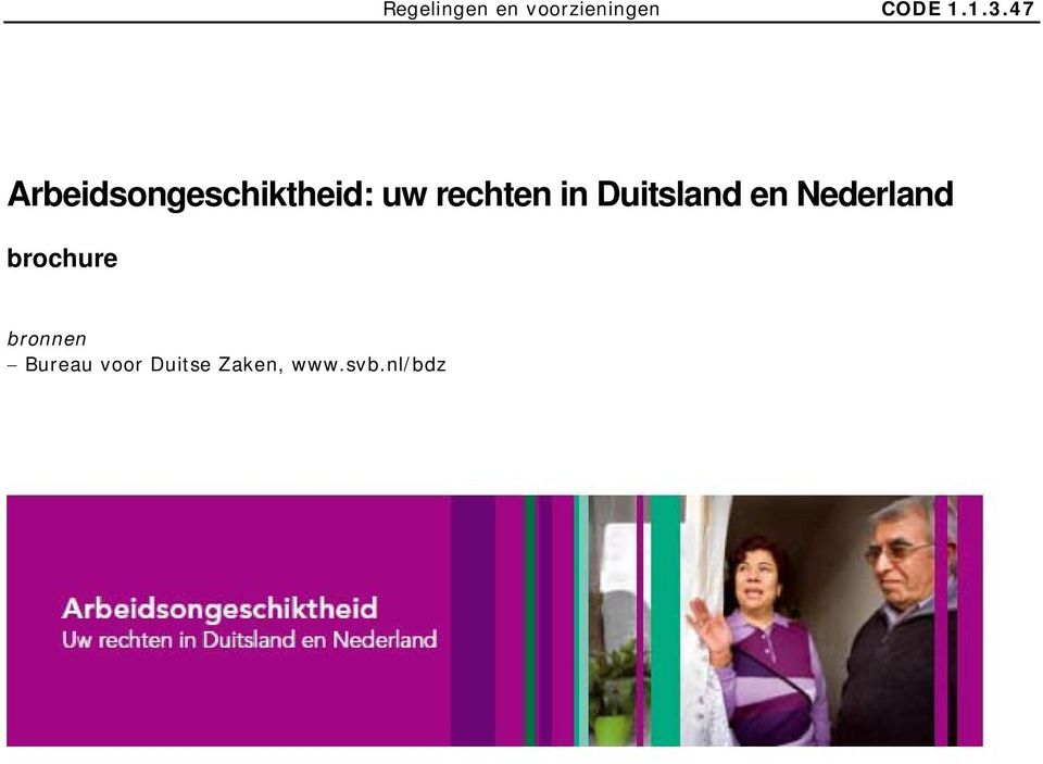 Duitsland en Nederland brochure bronnen