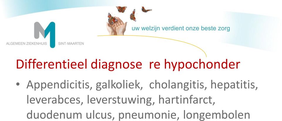 hepatitis, leverabces, leverstuwing,