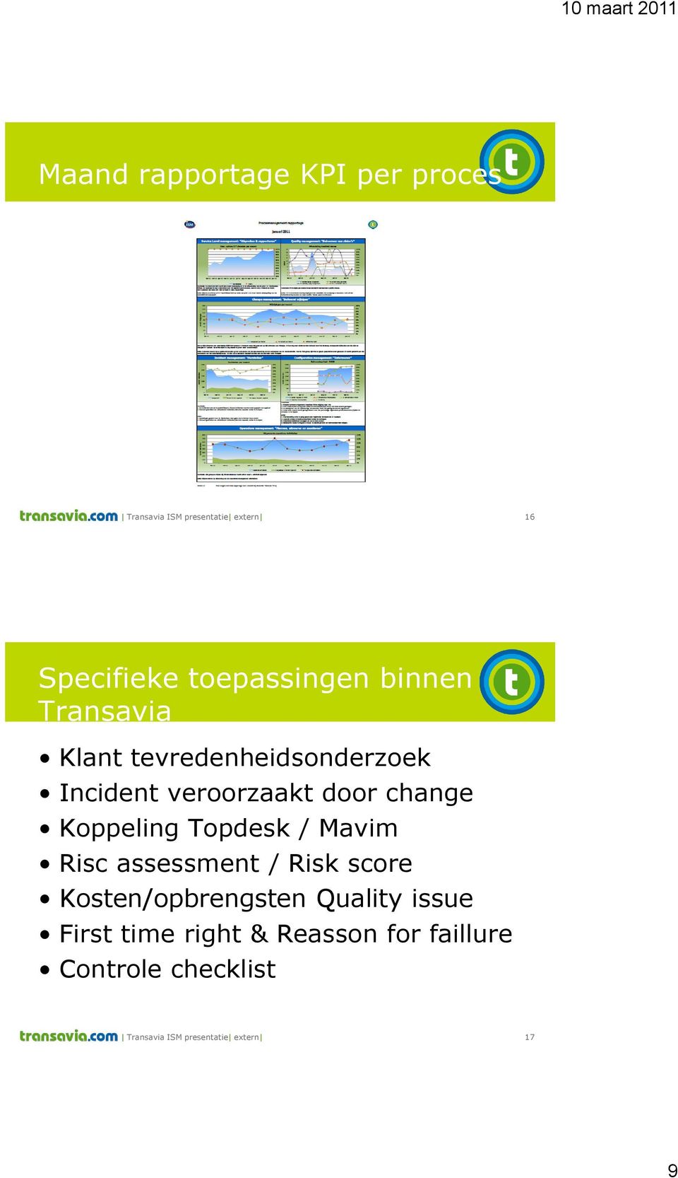 change Koppeling Topdesk / Mavim Risc assessment / Risk score Kosten/opbrengsten Quality