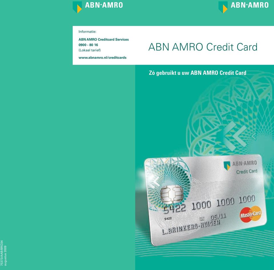 nl/creditcards ABN AMRO Credit Card Zó