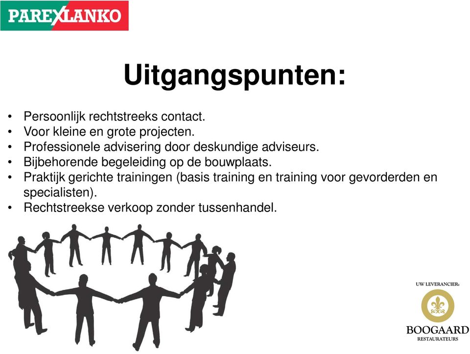 Professionele advisering door deskundige adviseurs.