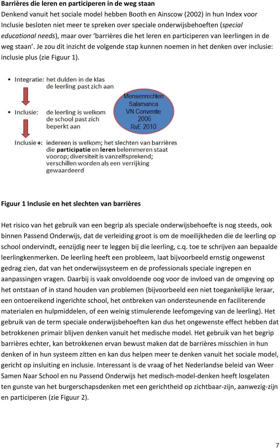 Je zou dit inzicht de volgende stap kunnen noemen in het denken over inclusie: inclusie plus (zie Figuur 1).